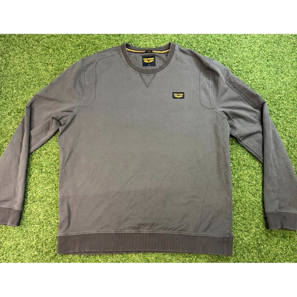 PME Legend American Classic Sweatshirt Mens 2XL‎ Gray Cotton Stretch Outdoor